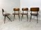 Vintage Industrial Metal and Wood Result Chairs by Friso Kramer for Ahrend De Cirkel, 1960s, Set of 4, Image 8