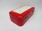 Caja de pan rojo esmaltado, años 40, Immagine 5