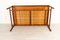 Vintage Danish Teak and Cane Coffee Table, 1960s, Image 18