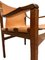 Stuhl aus Naturleder und Holz, Italien, 1960er 6