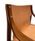 Natural Leather and Wood Chair, Italy, 1960s 8