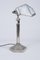 French Art Deco Adjustable Lamp in Nickel and Brass, 1920s 2