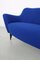 Blaues 2-Sitzer Sofa von Giulia Veronesi für ISA Bergamo, Italien, 1950er 15