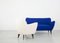 Blue 2-Seat Sofa by Giulia Veronesi for ISA Bergamo, Italy, 1950s 9
