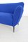 Blaues 2-Sitzer Sofa von Giulia Veronesi für ISA Bergamo, Italien, 1950er 14