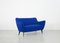 Blue 2-Seat Sofa by Giulia Veronesi for ISA Bergamo, Italy, 1950s 2