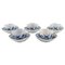 Onion-Patterned Coffee Cups with Saucers in Hand-Painted Porcelain from Meissen, Set of 10 1