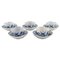 Onion-Patterned Coffee Cups with Saucers in Hand-Painted Porcelain from Meissen, Set of 10, Image 1