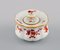 Antique Red Dragon Inkwell on a Saucer in Hand-Painted Porcelain from Meissen, Set of 2 4