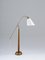 Lámpara de pie Mid-Century de Ystad Metall, Sweden, años 40, Imagen 2