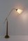 Lámpara de pie Mid-Century de Ystad Metall, Sweden, años 40, Imagen 9