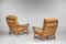 Solid Oak Armchairs by Guillerme et Chambron, Set of 2 6