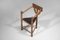 Scandinavian Tripod Chair in Solid Oak 9