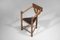 Scandinavian Tripod Chair in Solid Oak, Image 9