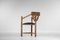 Scandinavian Tripod Chair in Solid Oak 6