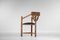 Scandinavian Tripod Chair in Solid Oak, Image 6