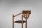 Skandinavischer Dreibein Stuhl aus Massiver Eiche 10