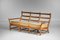 3-Seater Solid Oak Sofa by Guillerme et Chambron, 1960s, Image 15