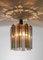 Italian Smoked Pink Murano Glass Chandelier from Barovier & Toso, 1950s 6