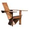 Solid Oregon Pine Armchair, 1980s, Image 1