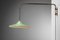 Italienische Mandelgrüne Metall Wandlampe von Arredoluce, 1960er 5