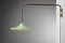 Italienische Mandelgrüne Metall Wandlampe von Arredoluce, 1960er 2