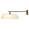 French Brass Wall Lamp from Maison Arlus, 1950s, Image 1