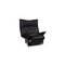 Cassina Veranda Leather Armchair Dark Blue Function Relax Function by Vico Magistretti for Cassina 1