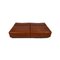 Franz Fertig Tema Brown Leather Sofa 2-Seater Function Sleeping Function 3