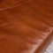 Franz Fertig Tema Brown Leather Sofa 2-Seater Function Sleeping Function 5
