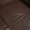 Brand Face Brown Leather Sofa from Ewald Schillig 6