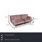 Madison Pink Fabric 2-Seater Sofa from Bolia 2