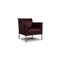 Jason Dark Red Leather Chair from Walter Knoll / Wilhelm Knoll 1