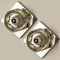 Glass & Chrome Wall Sconces from Cosack Lights, Germany, 1970s, Set of 2, Image 2