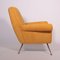 Armchair in Brass & Fabric, Italy, 1950s, Image 3