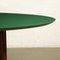 Veneered Wood & Back-Treated Glass Table, Italy, 1950s 5