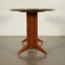 Veneered Wood & Back-Treated Glass Table, Italy, 1950s, Image 8