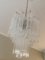 Murano Glas Kronleuchter mit Röhrenprismen 6