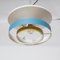 Blue & Yellow Wall or Ceiling Light by Louis Kalff for Philips 3