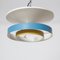 Blue & Yellow Wall or Ceiling Light by Louis Kalff for Philips 1
