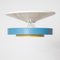 Blue & Yellow Wall or Ceiling Light by Louis Kalff for Philips 2