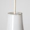 White Milk Glass Hanging Lamp, Image 5