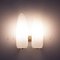 White Opal Frosted Glass Cone Wall Lamp from Philips, Image 9