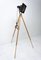 Industrial Black Enamel Spot Light Tripod Floor Lamp, 1970s, Image 8