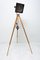 Industrial Black Enamel Spot Light Tripod Floor Lamp, 1970s, Image 4