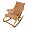 Mid-Century Bentwood Rocking Chair, Czechoslovakia, 1960s, Image 3