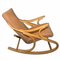 Mid-Century Bentwood Rocking Chair, Czechoslovakia, 1960s, Image 11