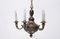 Vintage Historicizing Brass 5-Arm Chandelier 8