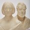 Marble Portrait Busts of Man and Woman, 19th Century, Set of 2 6