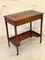 Antique Edwardian Inlaid Rosewood Freestanding Writing Desk, Image 7